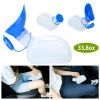 Unisex Potty Urinal Bottle 1000ML/33.8OZ w/ Lid Funnel