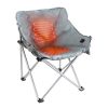 Heated Folding Chair With 3 Adjustable Heat Levels And Supports 264LBS