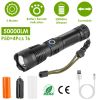 Rechargeable LED Flashlight 50000LM with 5Modes