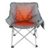 Heated Folding Chair With 3 Adjustable Heat Levels And Supports 264LBS