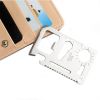 11 In 1 Stainless Steel Multi-tool Wallet Survival Pocket Tool