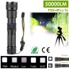 Rechargeable LED Flashlight 50000LM with 5Modes