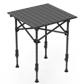 Portable Folding Camping Table With Adjustable Height