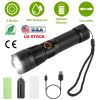 Tactical LED Flashlight Rechargeable Search Light Torch 50000LM w/ 5Modes