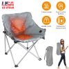 Heated Folding Chair With 3 Adjustable Heat Levels And Supports 264LBS