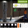 Rechargeable LED Flashlight 50000LM with 5Modes