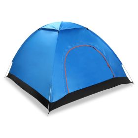 4 Season Camping Pop Up Tent w/2 Mosquito Net Doors Carrying Bag (Option: PopupTent)