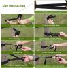 600lbs Load 2 Persons Hammock w/Mosquito Net Swing Hanging Bed w/ Strap Hook Carry Bag