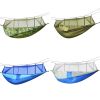 600lbs Load 2 Persons Hammock w/Mosquito Net Swing Hanging Bed w/ Strap Hook Carry Bag