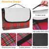 60" x 78" Waterproof Picnic Blanket with Strap