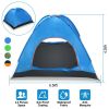 4 Season Camping Pop Up Tent w/2 Mosquito Net Doors Carrying Bag