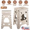 2 Pack 17.91In High Step Folding Stepping Stool
