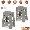 2 Pack 17.91In High Step Folding Stepping Stool