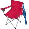 Foldable Beach Chair with Detachable Umbrella, Armrest, Adjustable Canopy with Cup Holder Carry Bag