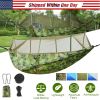600lbs Load 2 Persons Hammock w/Mosquito Net Swing Hanging Bed w/ Strap Hook Carry Bag