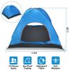 4 Season Camping Pop Up Tent w/2 Mosquito Net Doors Carrying Bag