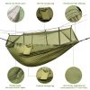 600lbs Load 2 Persons Hammock w/Mosquito Net Swing Hanging Bed w/ Strap Hook Carry Bag