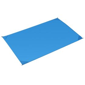 Waterproof Beach Blanket 4.6’ x 6.6’ (Option: PicnicMatBlue)