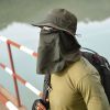 Fishing Bucket Hat, Wide Brim Breathable Unisex Sunlight-proof Removable Neck Face