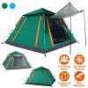 4-5 Person Camping Tent Waterproof with 2 Mosquito Net Windows, Carrying Bag