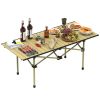 Lightweight Carbon Steel Roll-up Camping Table
