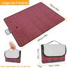 60" x 78" Waterproof Picnic Blanket with Strap