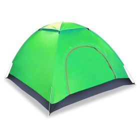 4 Season Camping Pop Up Tent w/2 Mosquito Net Doors Carrying Bag (Option: PopupTentGreen)