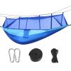 600lbs Load 2 Persons Hammock w/Mosquito Net Swing Hanging Bed w/ Strap Hook Carry Bag