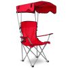 Foldable Beach Canopy Chair 330LBS Load Seat w/ Cup Holder