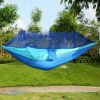 600lbs Load 2 Persons Hammock w/Mosquito Net Swing Hanging Bed w/ Strap Hook Carry Bag