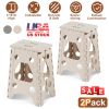 2 Pack 17.91In High Step Folding Stepping Stool