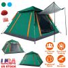 4-5 Person Camping Tent Waterproof with 2 Mosquito Net Windows, Carrying Bag