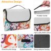 60" x 78" Waterproof Picnic Blanket with Strap