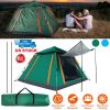 4-5 Person Camping Tent Waterproof with 2 Mosquito Net Windows, Carrying Bag