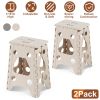 2 Pack 17.91In High Step Folding Stepping Stool