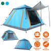4-5 Person Camping Tent Waterproof with 2 Mosquito Net Windows, Carrying Bag