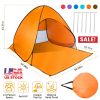 Pop Up Beach Tent Shelter - Anti-UV Automatic Waterproof Canopy for 2/3 Man w/ Net Window Storage Bag