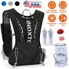 Sport Hydration Vest Running Backpack with 15oz - 50oz Water Bladder Adjustable Strap Storage Bag